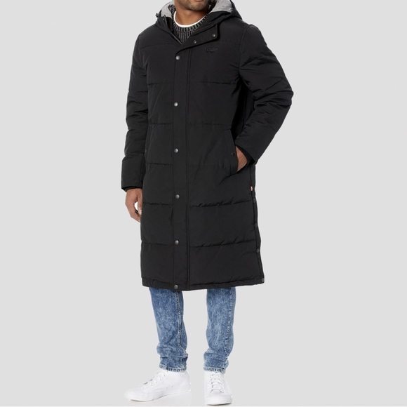 Levi's Mens Levi's Men's Arctic Cloth Extra Long Parka. NWT puffer coat. - Picture 1 of 11